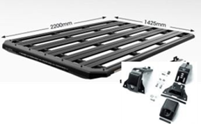 San Hima Roof Rack Platform For Nissan Patrol GU Y61 Aluminium Alloy Luggage Carrier