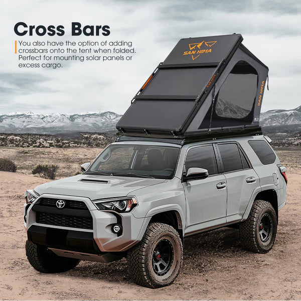 San Hima Kalbarri Gen 2 Roof Top Tent Hard Shell With Ladder + 250W Solar Panel