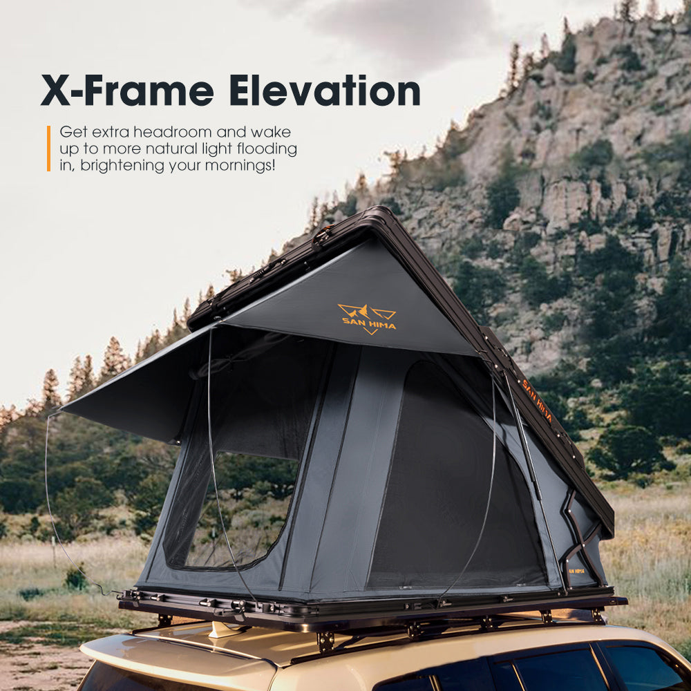 San Hima Kalbarri X Rooftop Tent Hardshell With Ladder Camping 4WD 4x4
